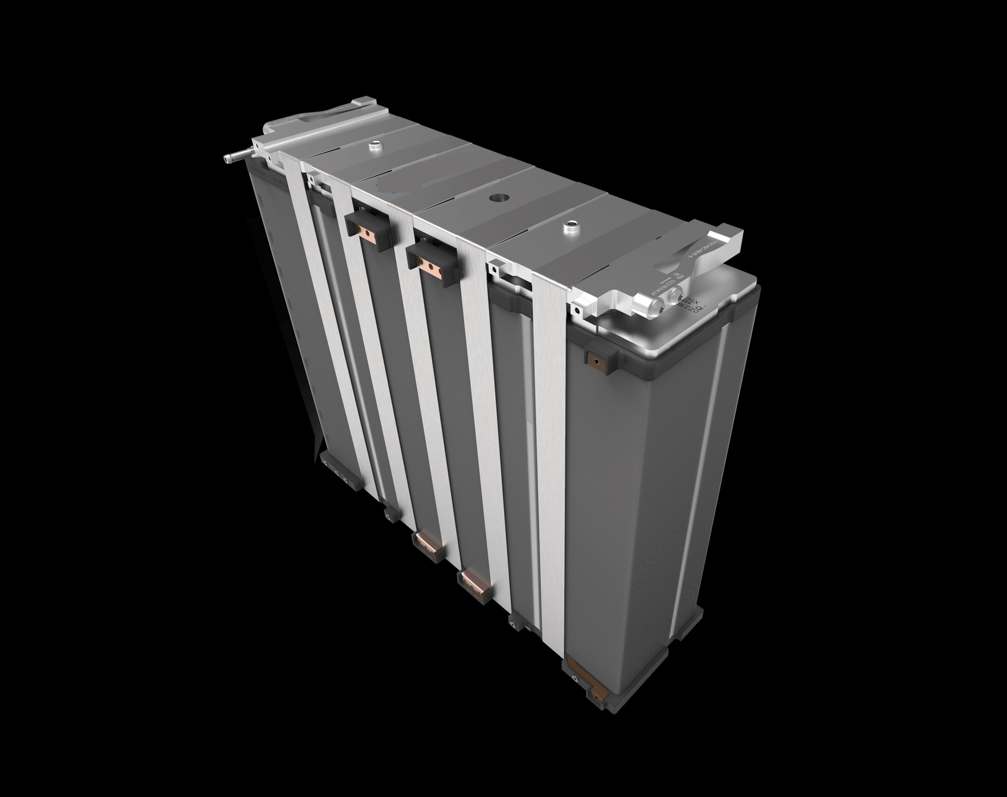 Proton-exchange fuel cell stack